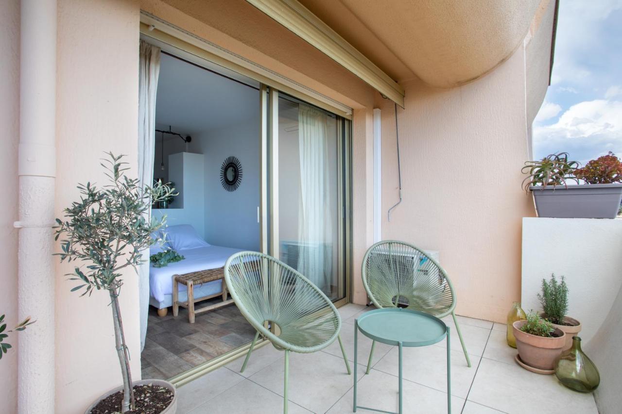 Vue Mer, Terrasse Et Parking Prive アンティーブ エクステリア 写真