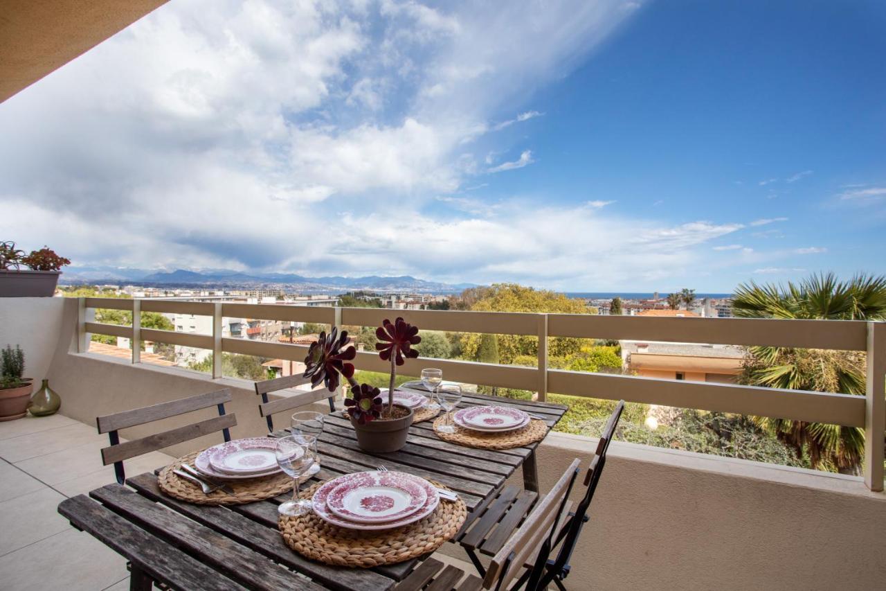Vue Mer, Terrasse Et Parking Prive アンティーブ エクステリア 写真